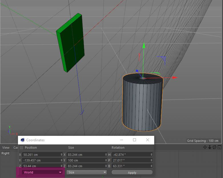 How to align an object with workplanes