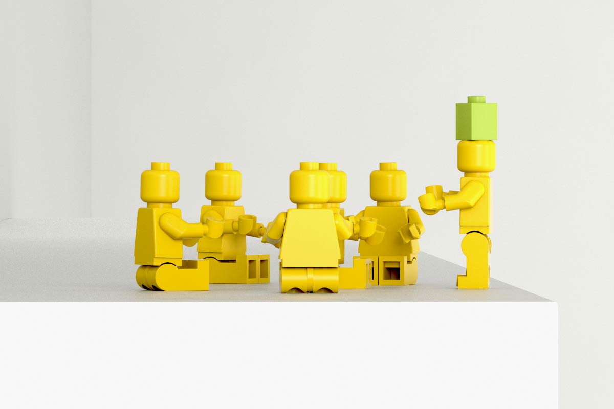 Lego 3D Visualisierung Produkt Entwicklung