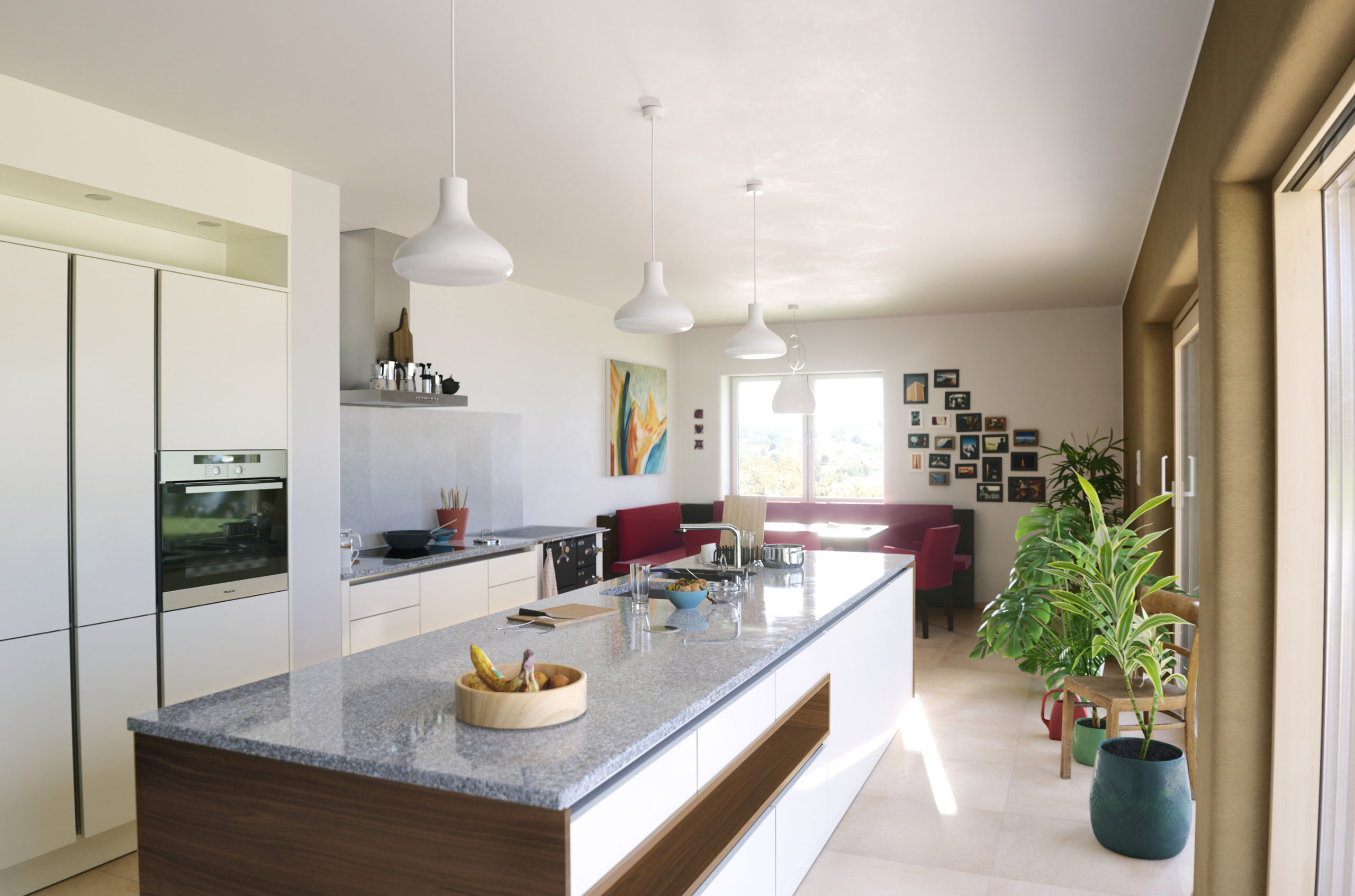 3D Render Küche Interior Eder Stefan  Kitchen